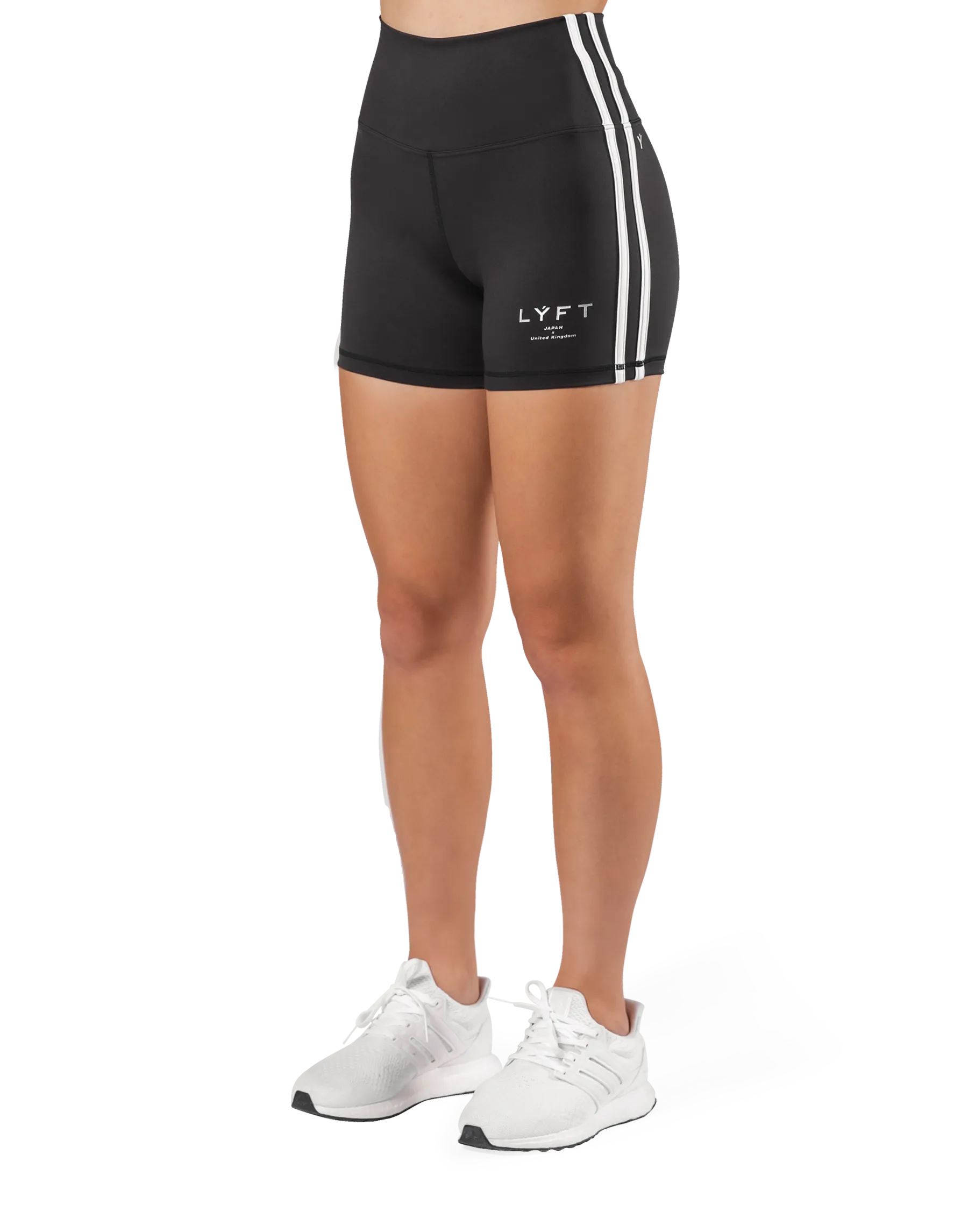 2Line Short Leggings - Black