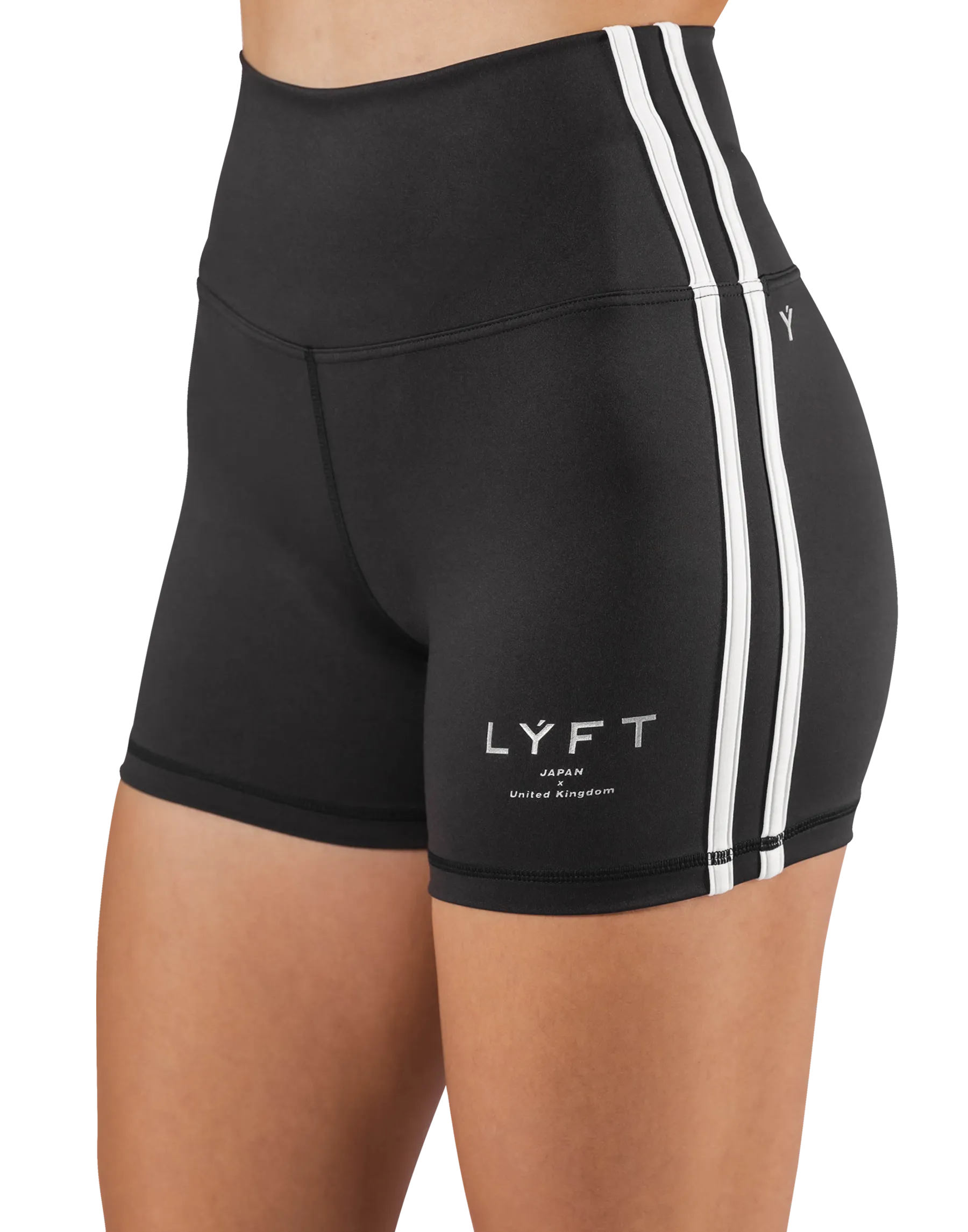 2Line Short Leggings - Black