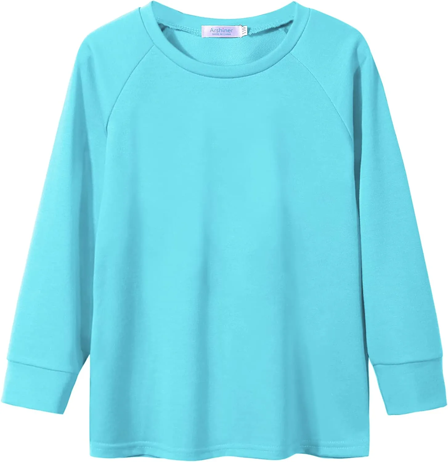 Arshiner Girls Casual Tie Dye Crewneck Long Sleeve Sweaters