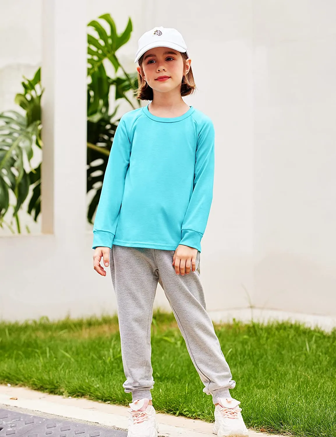 Arshiner Girls Casual Tie Dye Crewneck Long Sleeve Sweaters
