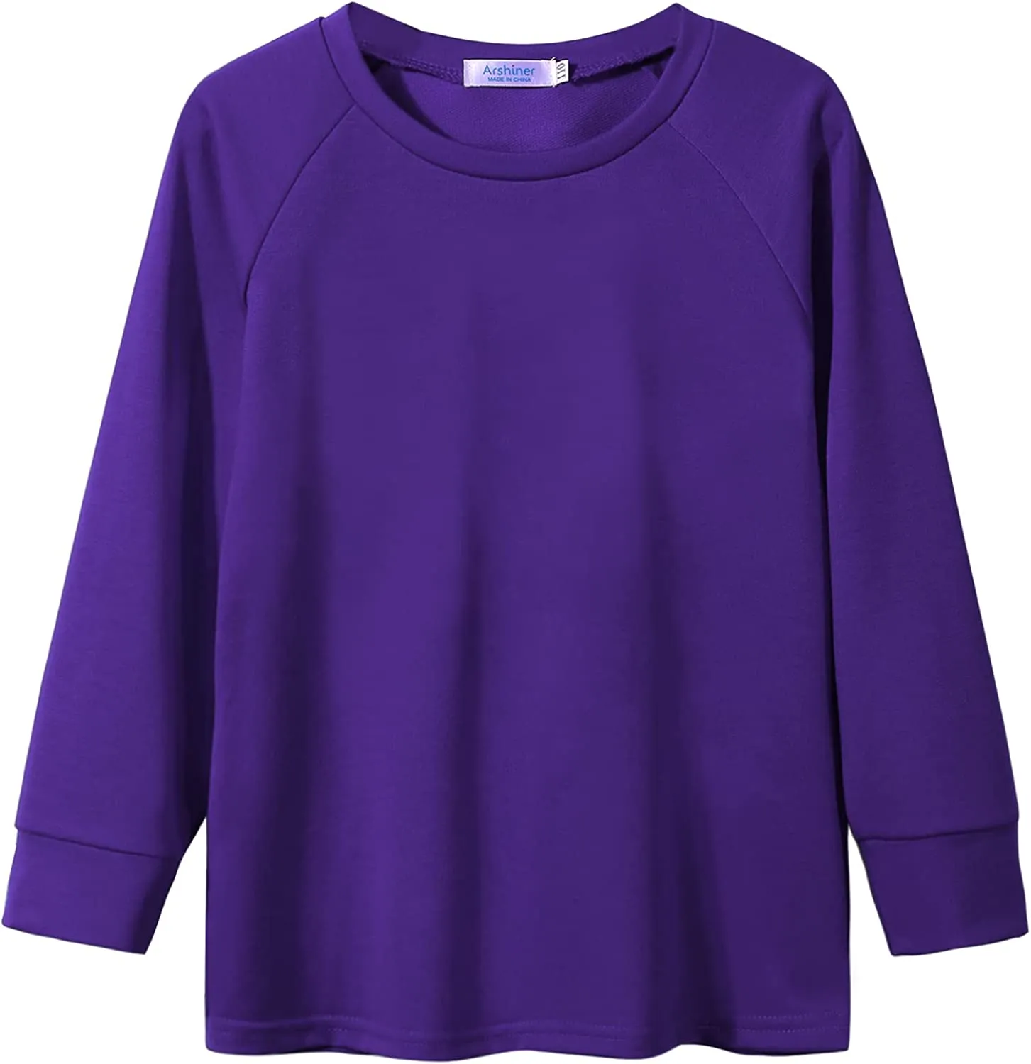 Arshiner Girls Casual Tie Dye Crewneck Long Sleeve Sweaters