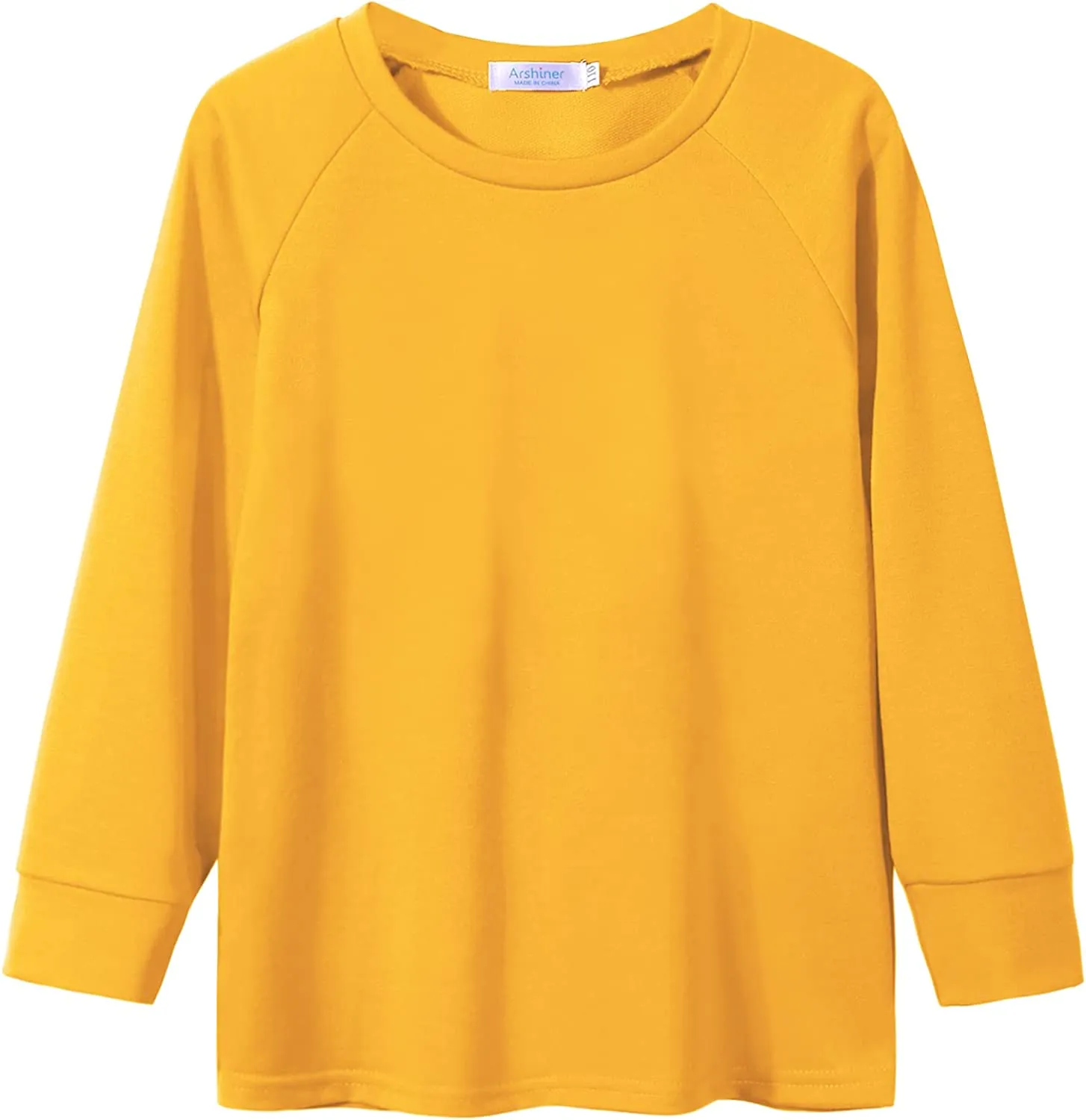 Arshiner Girls Casual Tie Dye Crewneck Long Sleeve Sweaters