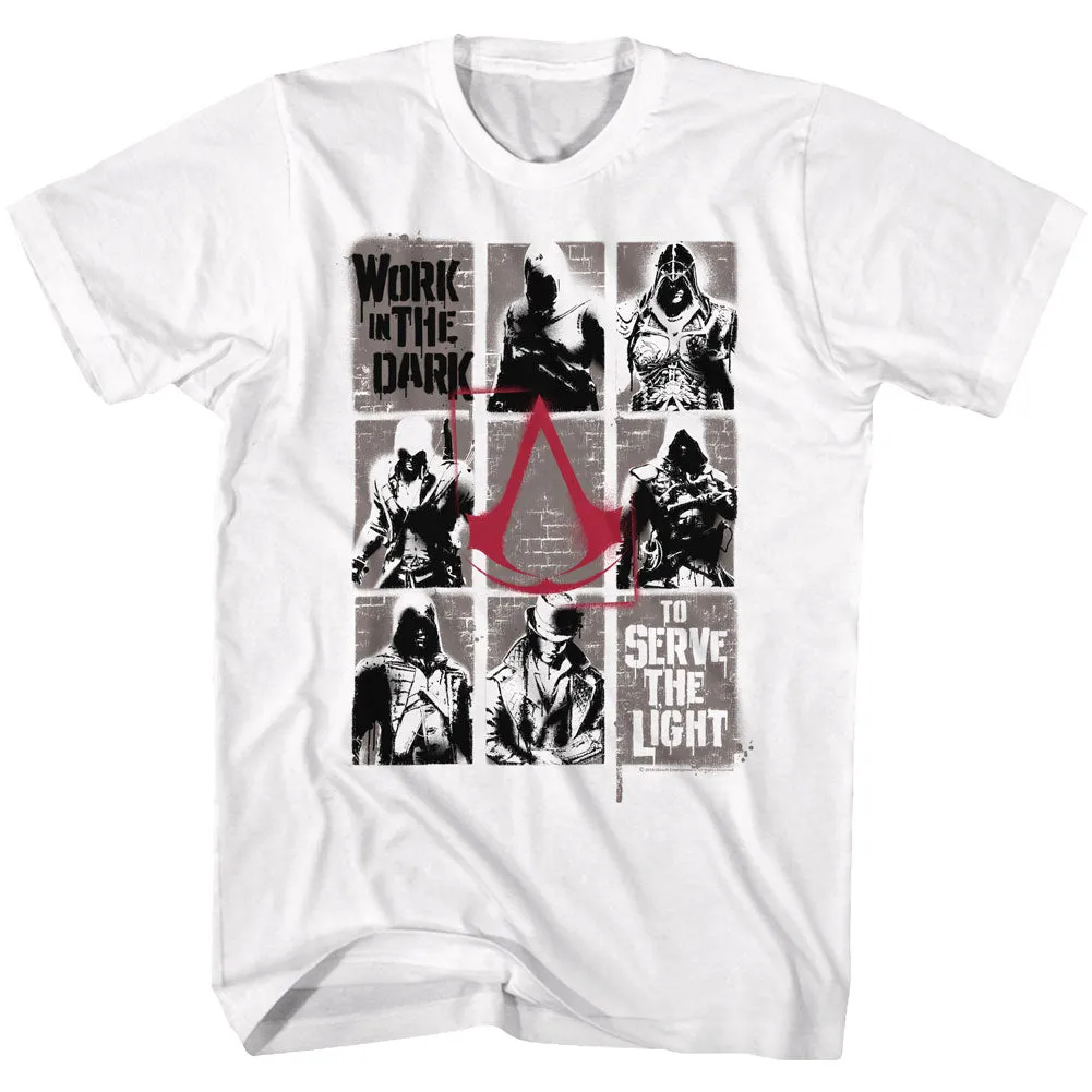 Assassins Creed To Serve The Light Men's T-Shirt