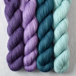 Blackwatch, Deer Moss, Muscadine Grapes, Purple Urchin - Yummy 2-Ply Quartet