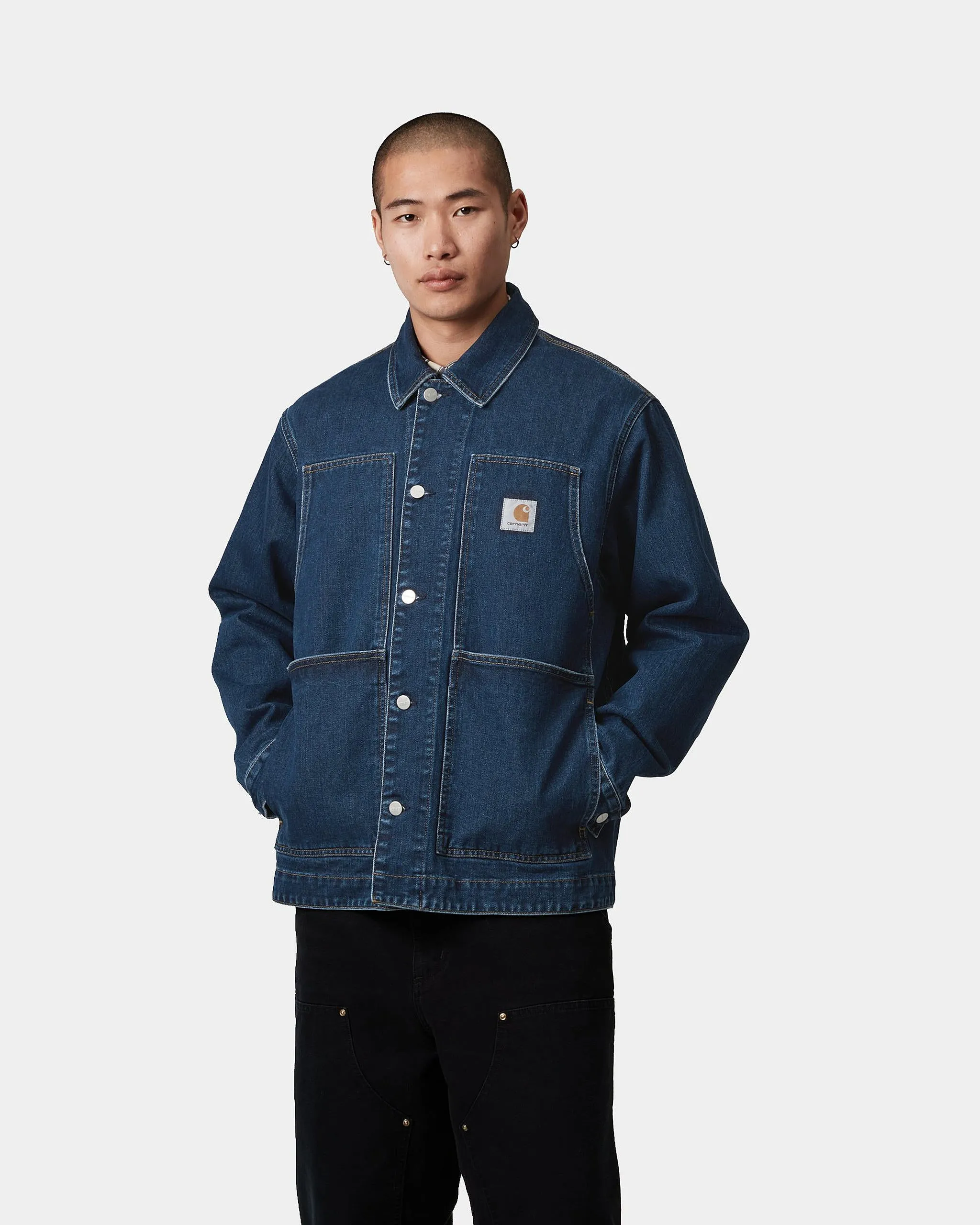Carhartt WIP OG Double Front Jacket - Blue Stone Washed