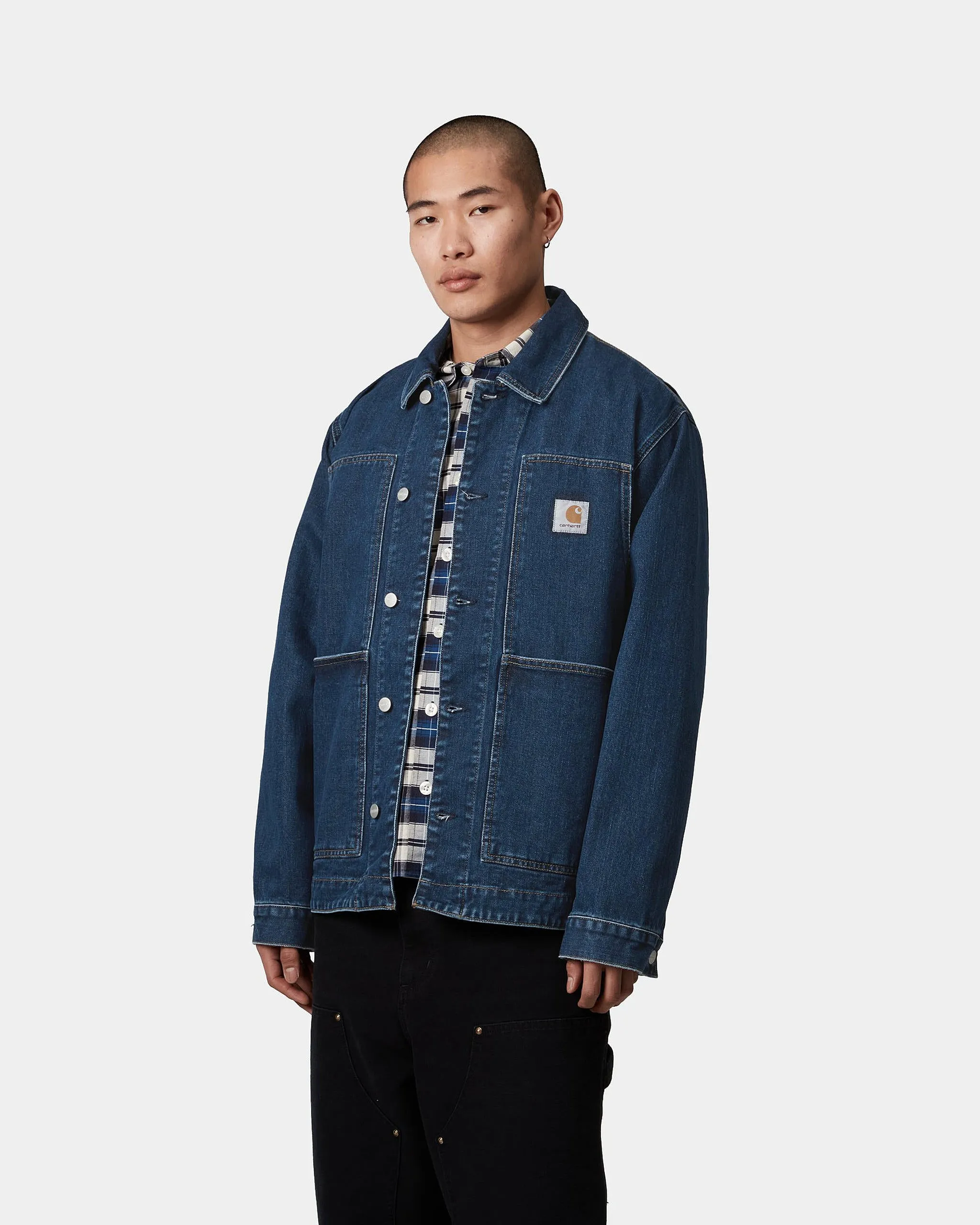 Carhartt WIP OG Double Front Jacket - Blue Stone Washed