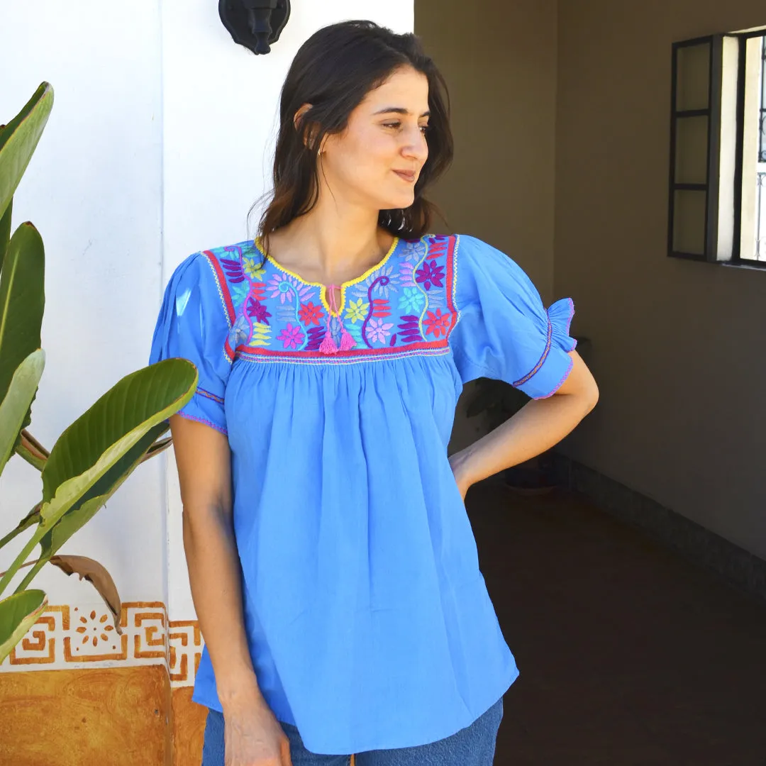 Carranza Eyelet Embroidered Blouse