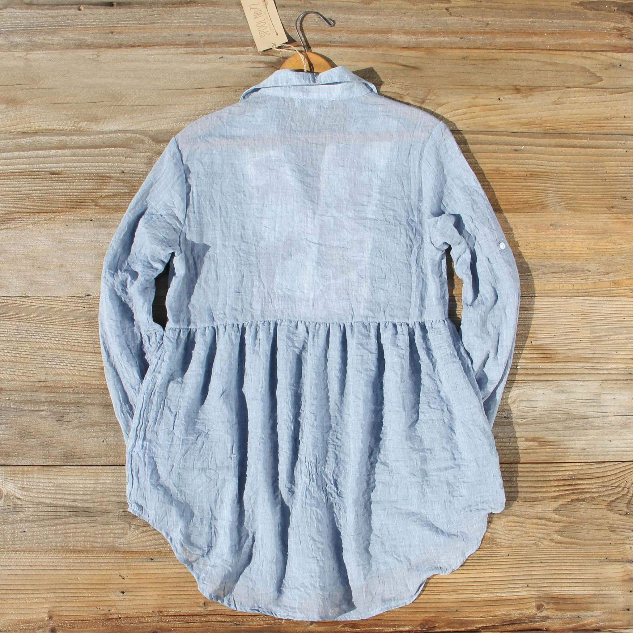 Chambray & Linen Tunic