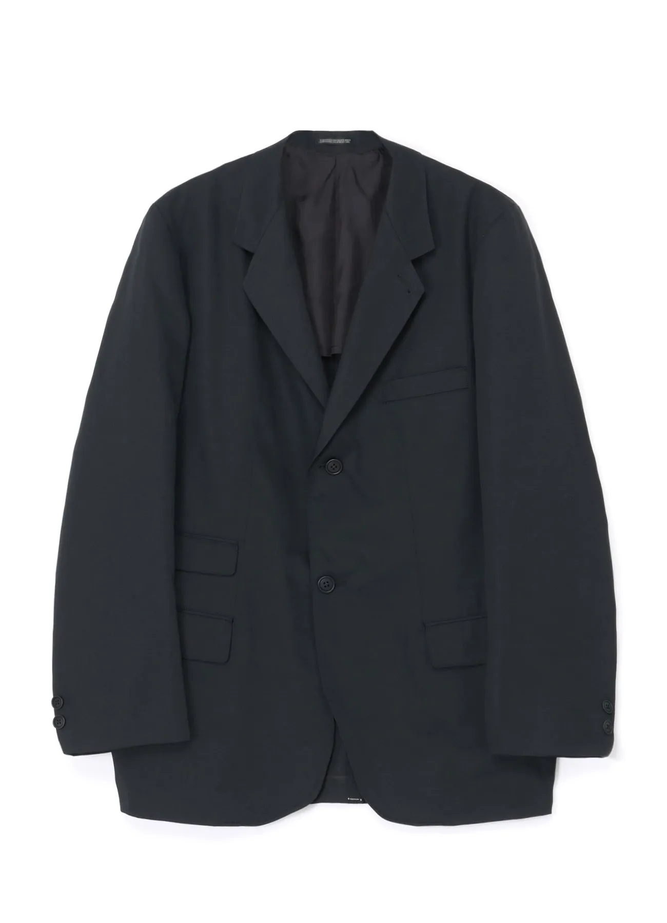 COTTON/POLYESTER TWILL 2-BUTTON JACKET