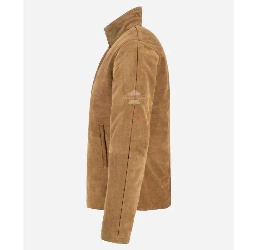 DANIEL CRAIG Matchless Men's Blouson Suede Jacket