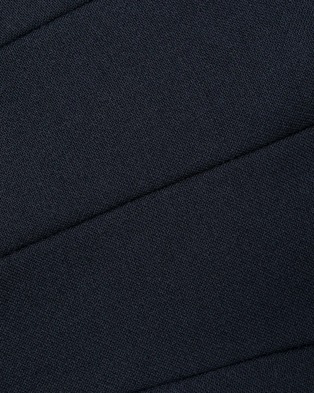 DRAPED WOOL COAT - NAVY