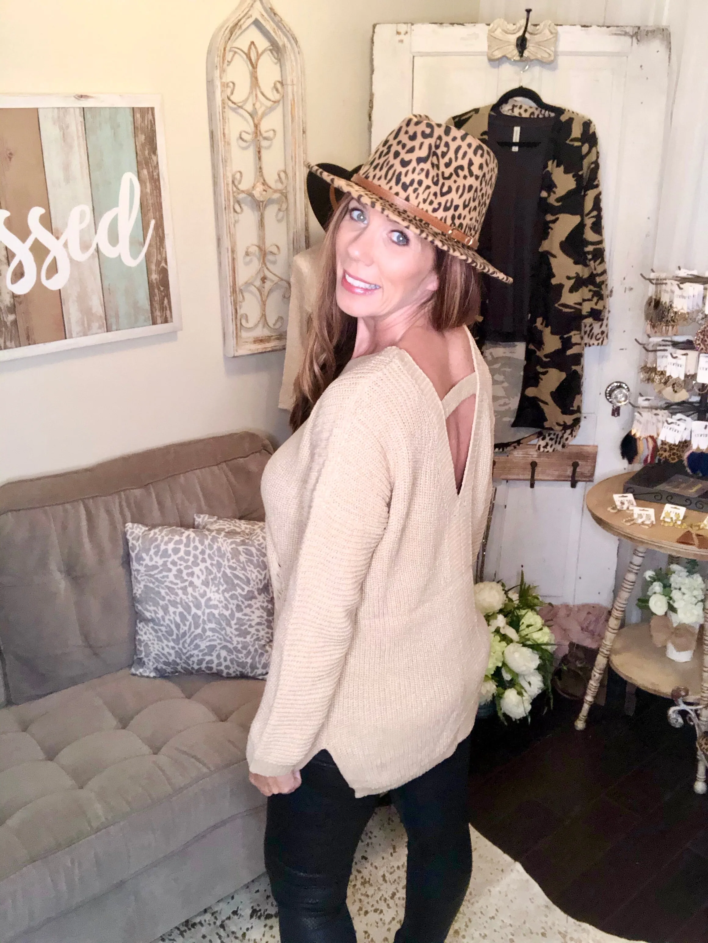 Elise Distressed Sweater