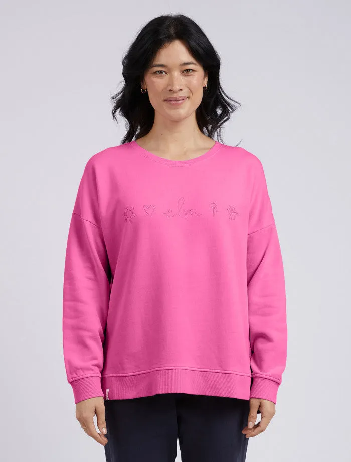Elm Symbols Crew - Shocking Pink