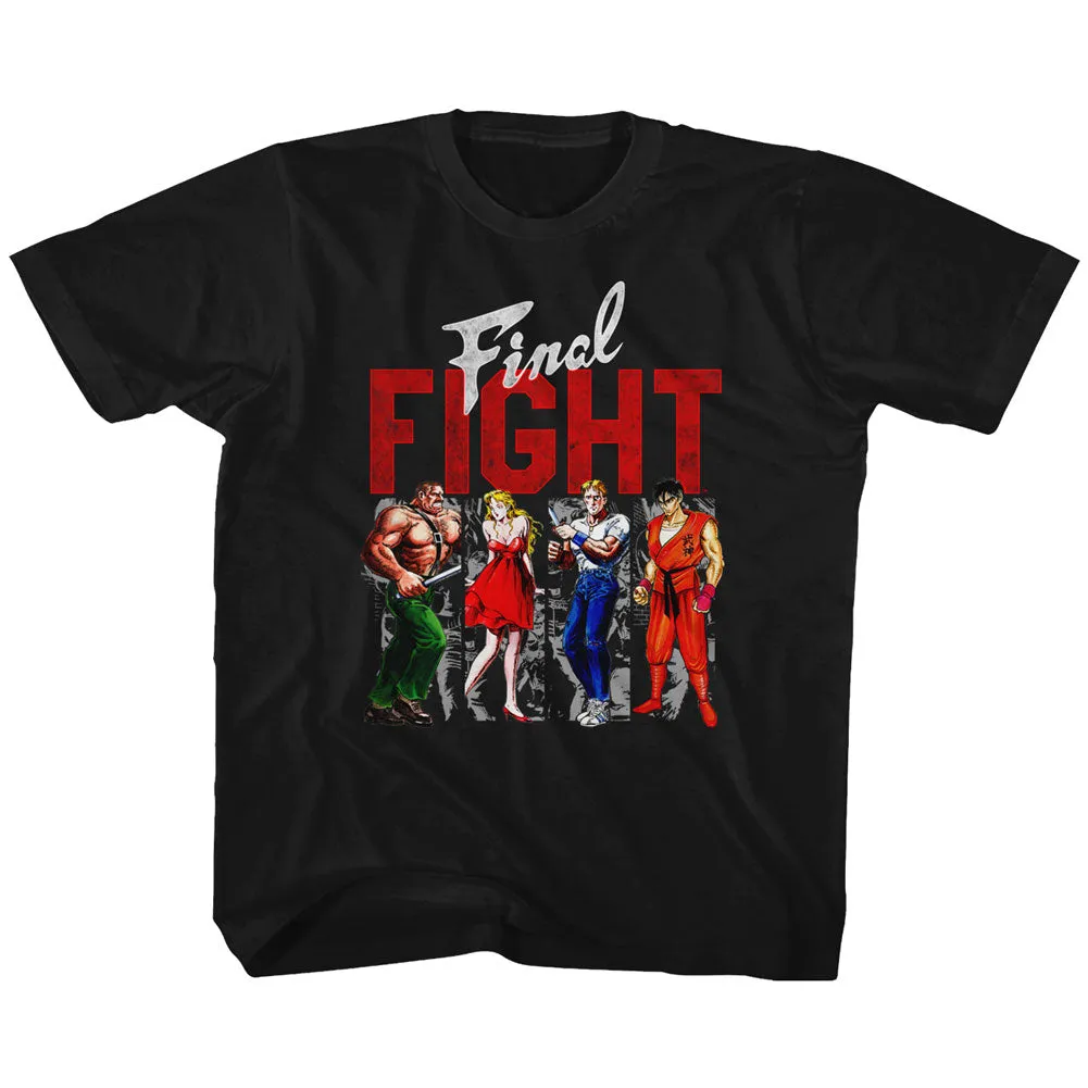 Final Fight Panels Youth T-Shirt