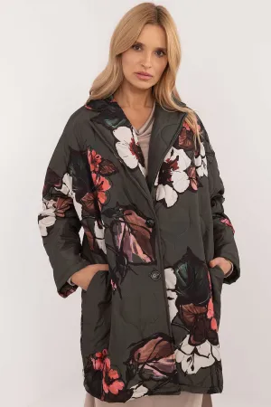 Floral Elegance Longline Jacket