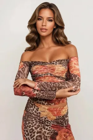 Floral Kitten Top