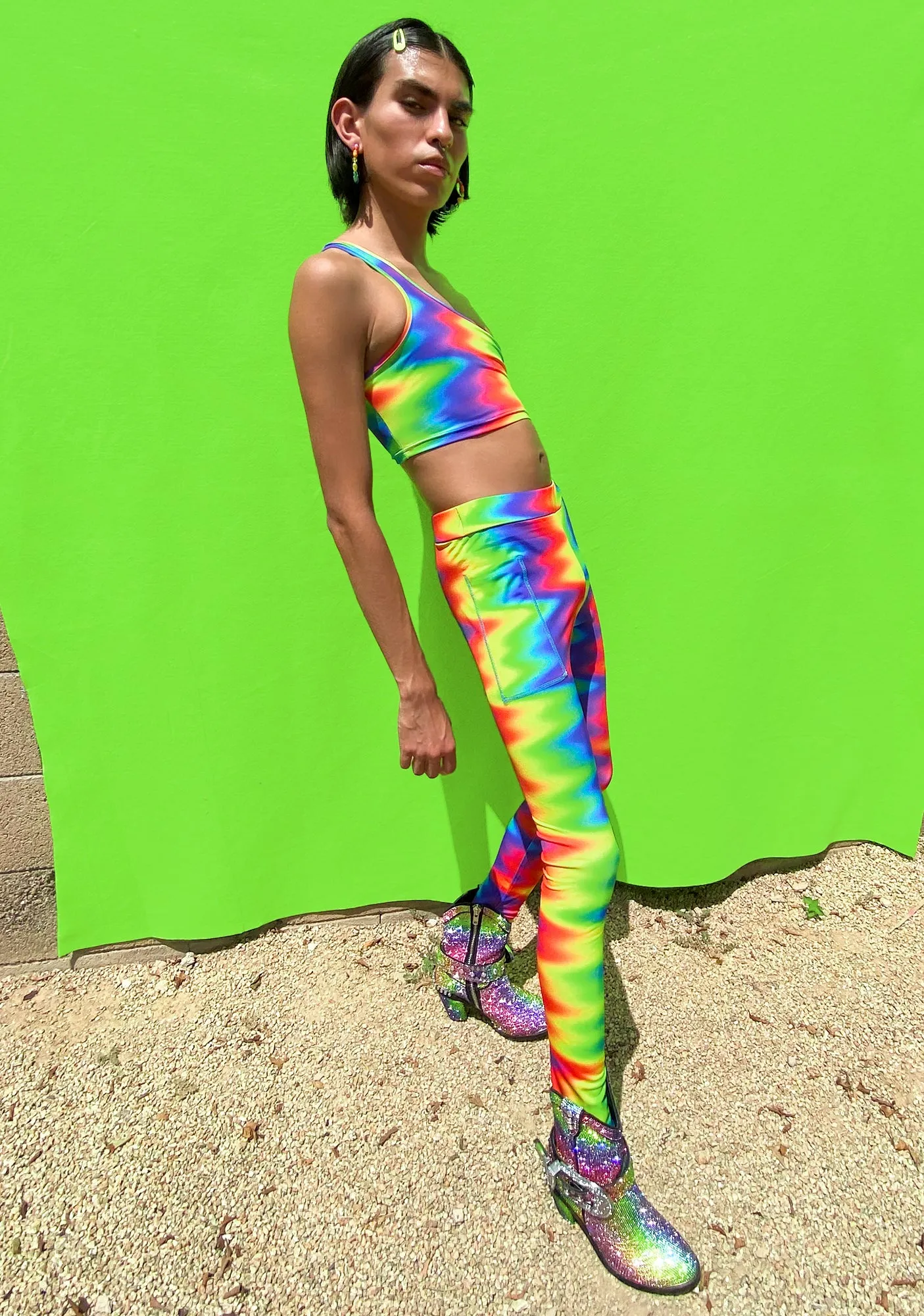 Fly Ur Flag Rainbow Leggings