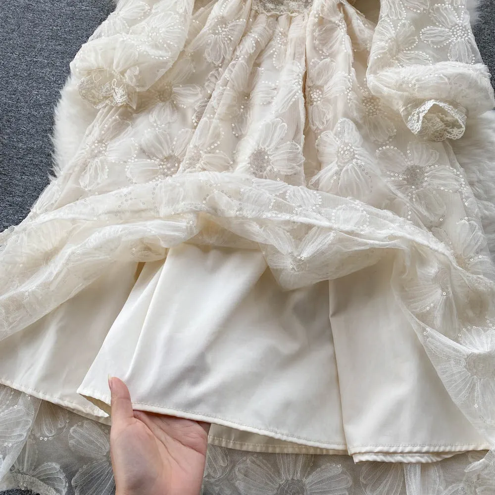 Gentle Feminine Sexy Mid-Length Trendy Women's Dress