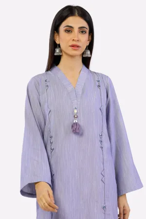 Light Purple Dyed Kurti