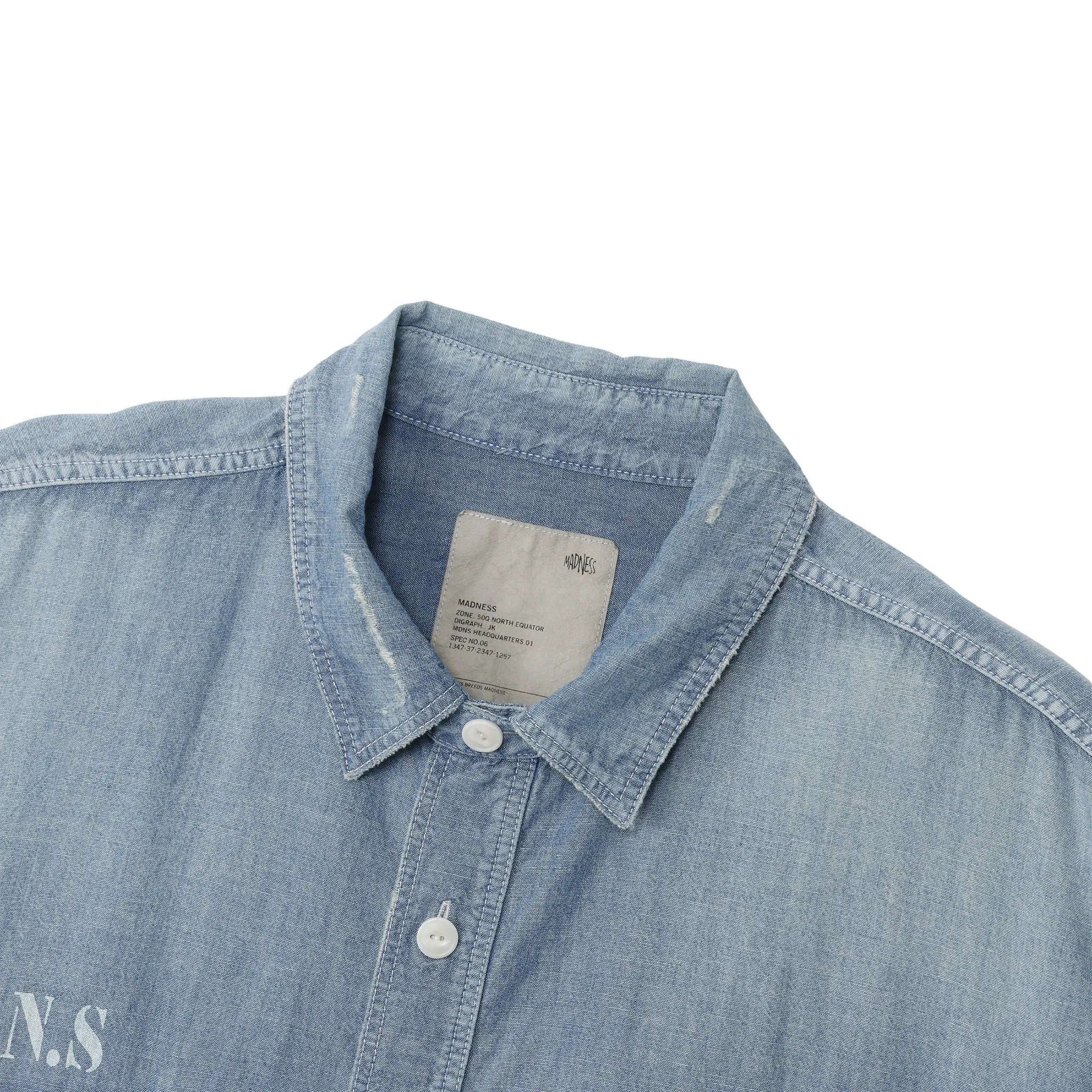 MADNESS VINTAGE CHAMBRAY SHIRT / INDIGO