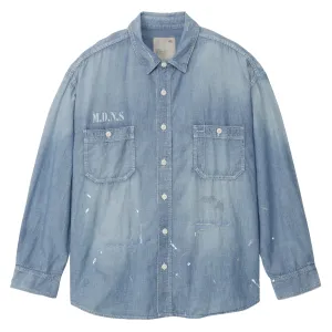 MADNESS VINTAGE CHAMBRAY SHIRT / INDIGO