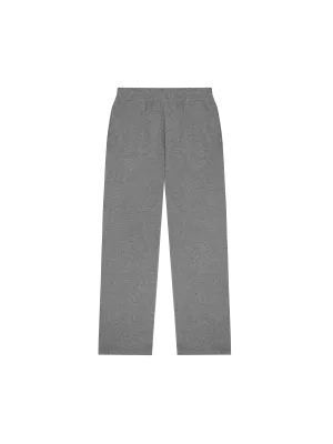 Mens DNA Knitted Straight Leg Track Pants—grey marl