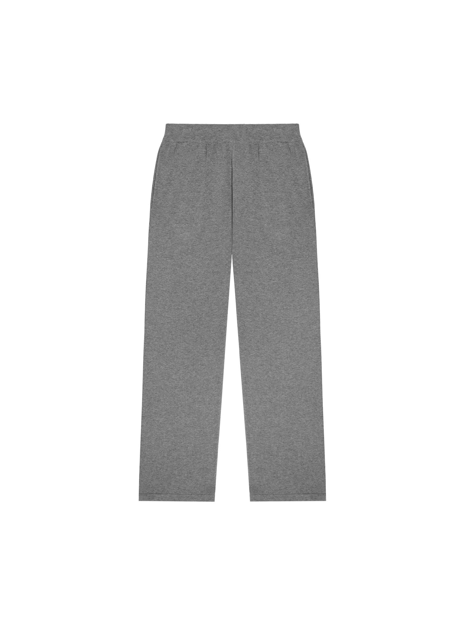 Mens DNA Knitted Straight Leg Track Pants—grey marl