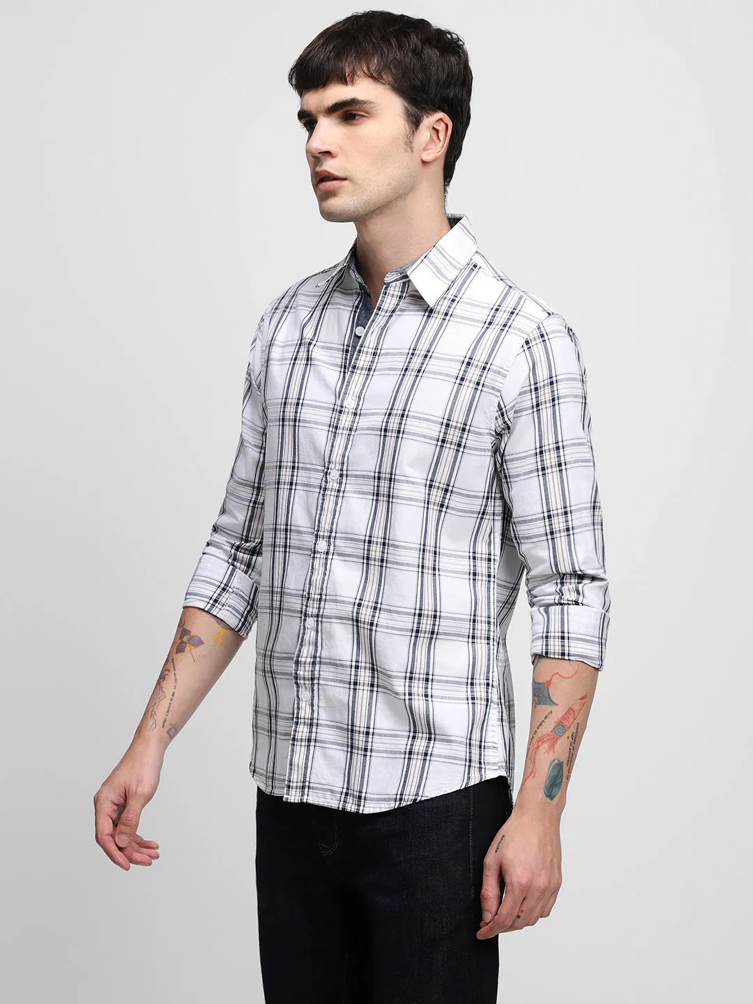 Men's White Casual Shirts