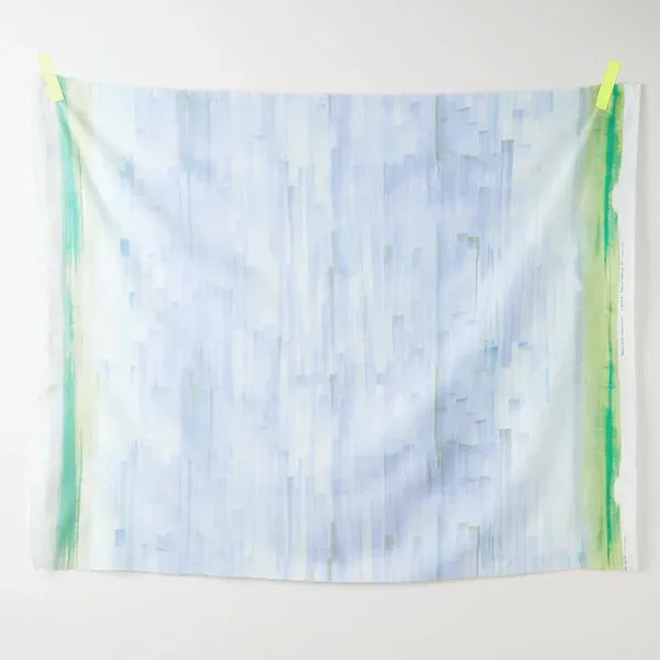 NANI IRO • Touch a Chord Cotton Silk Fabric • Lt Blue