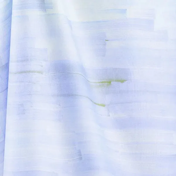 NANI IRO • Touch a Chord Cotton Silk Fabric • Lt Blue
