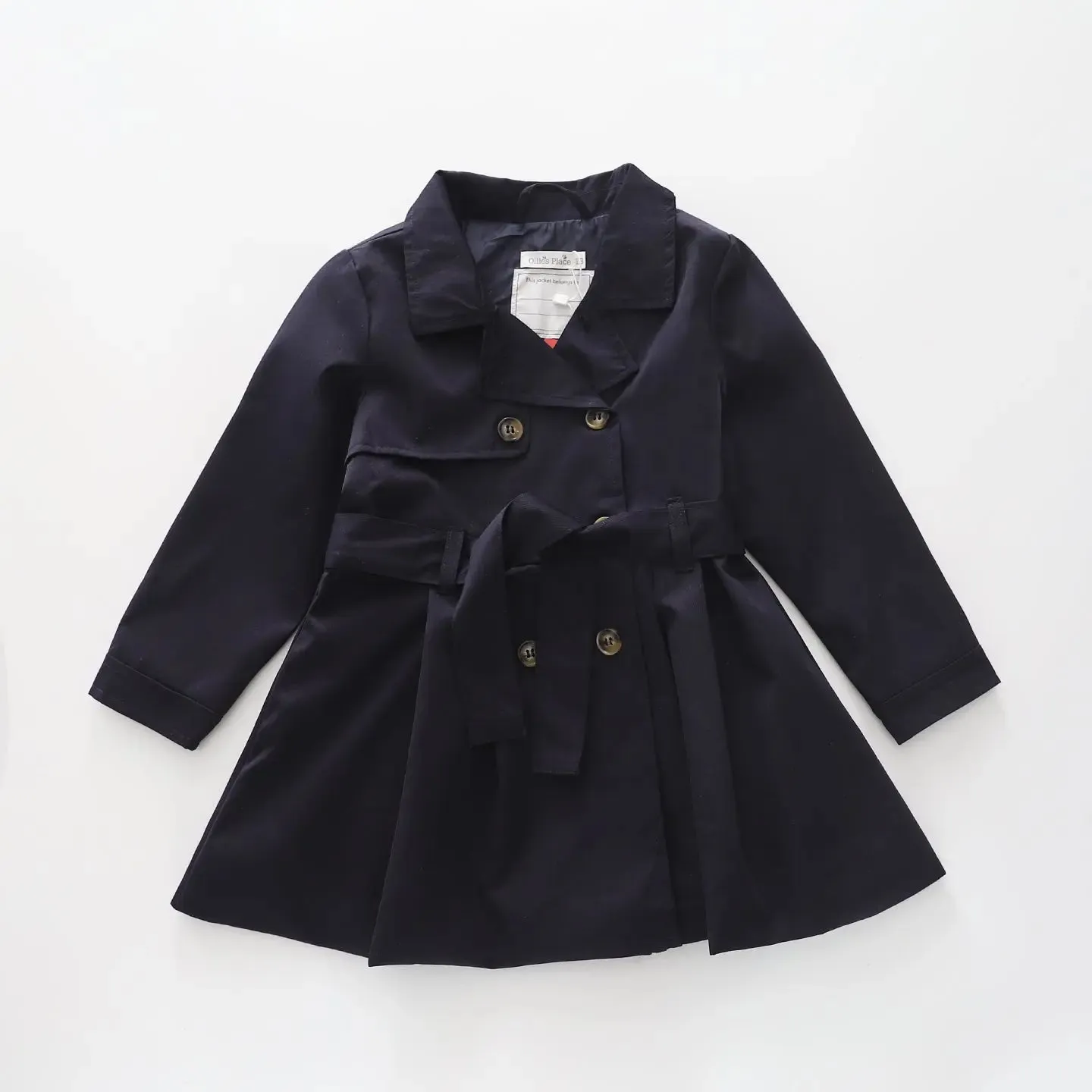 Navy Blue, Girls Trench Coat