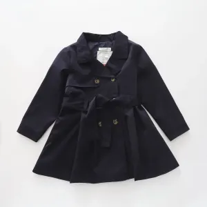Navy Blue, Girls Trench Coat