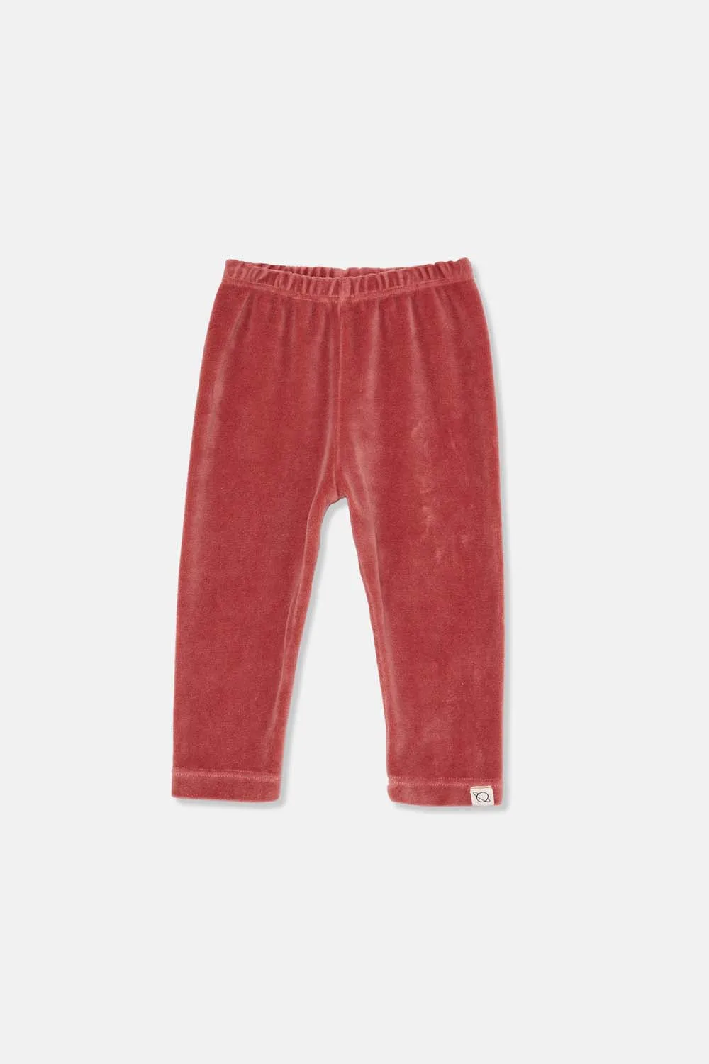 ORGANIC VELOUR BABY LEGGINGS