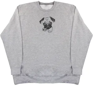 Pug - Kids Oversized Comfy Sweater
