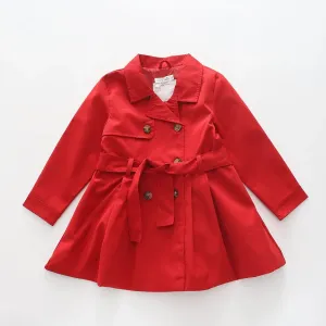 Racing Red, Girls Trench Coat