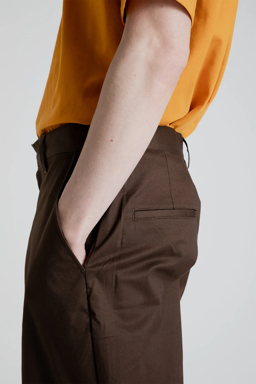 Relaxed Fit Chino Pants - Demitasse