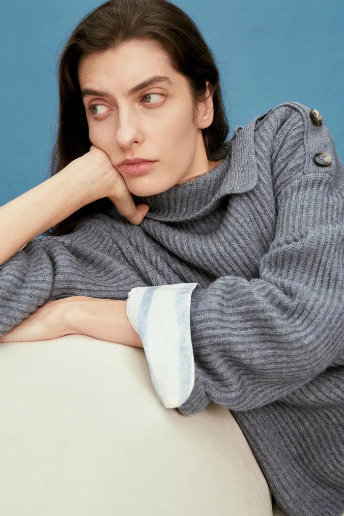 Soleil Sweater in Merino Cashmere Knit