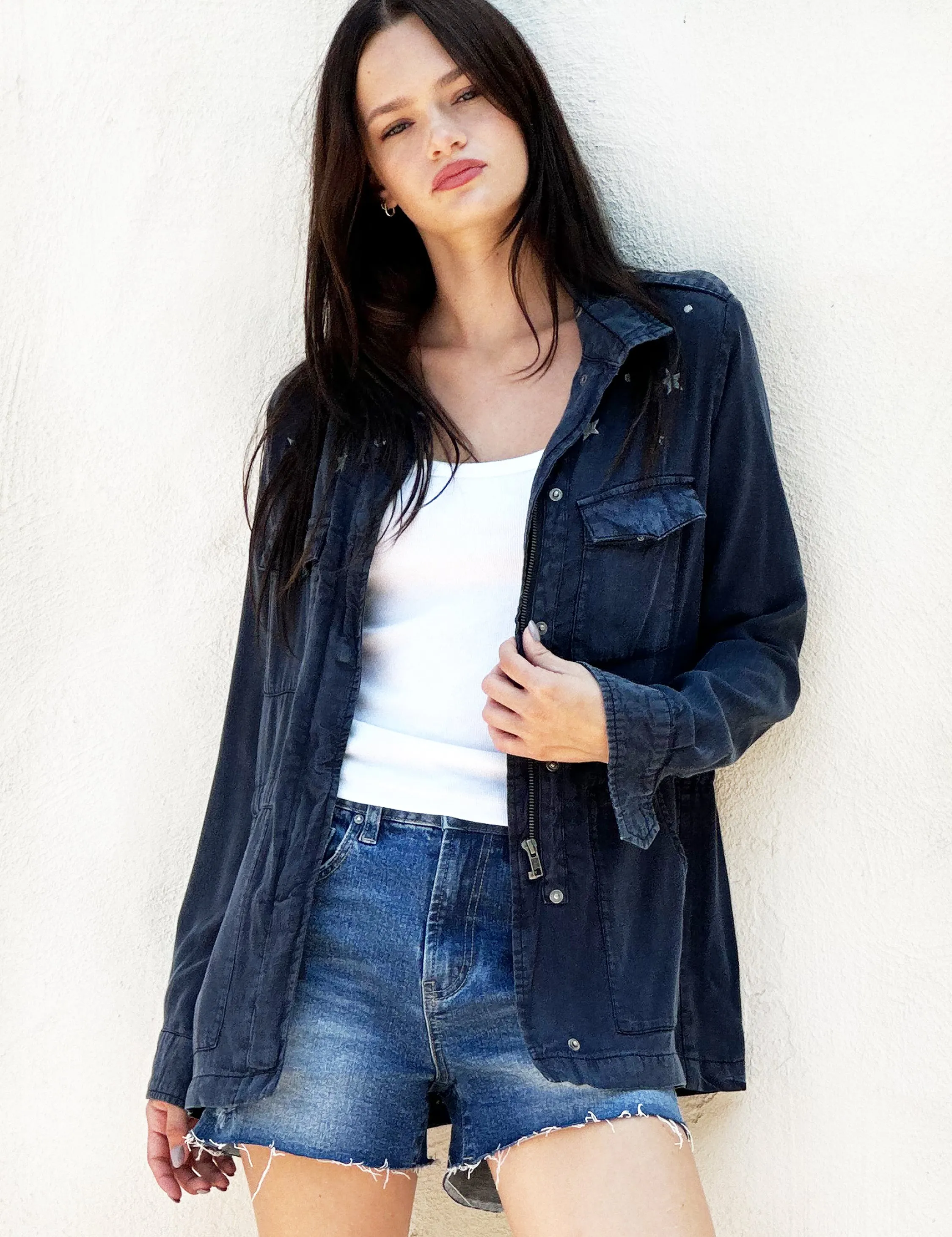 Starry Night Embroidered Jacket