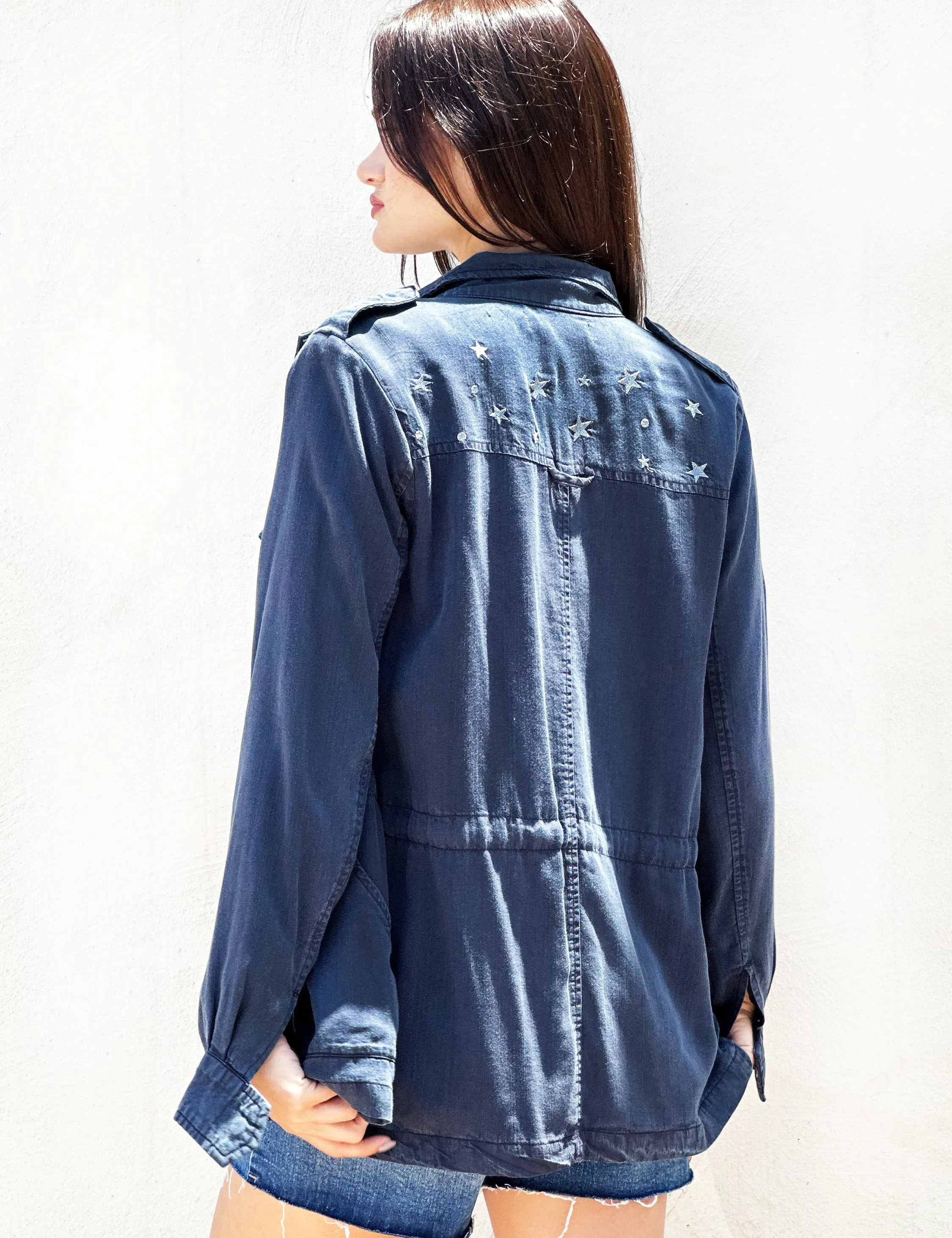 Starry Night Embroidered Jacket