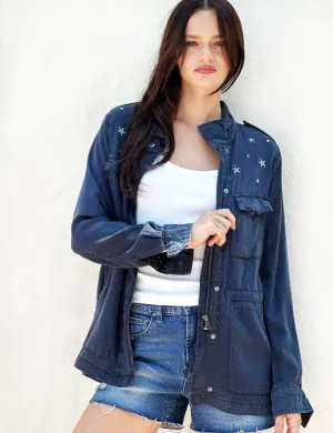 Starry Night Embroidered Jacket