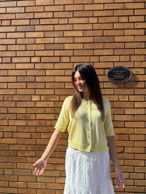 Sunbeam Cardigan Lemon