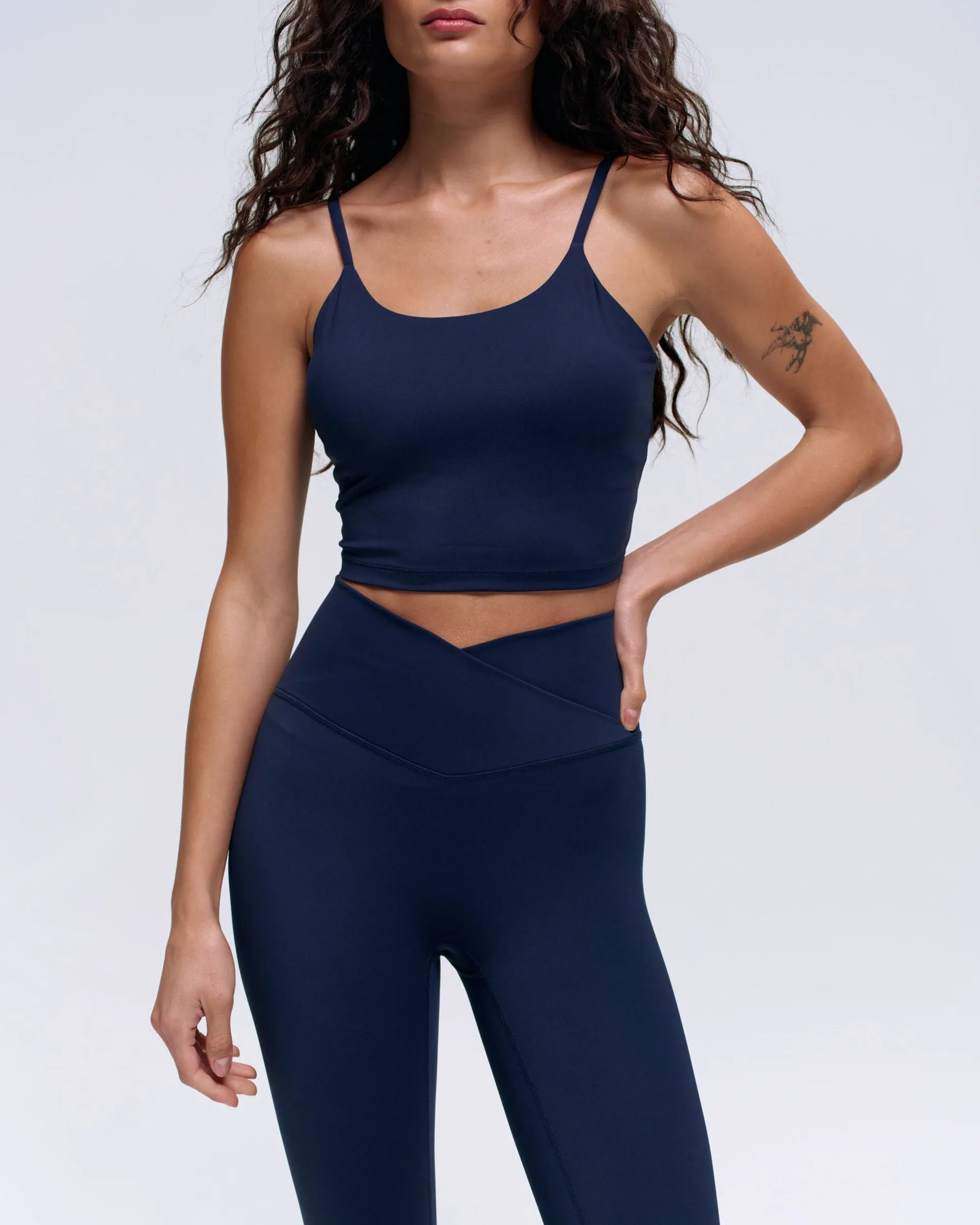 Ultimate Wrap Over Leggings - Navy Blue