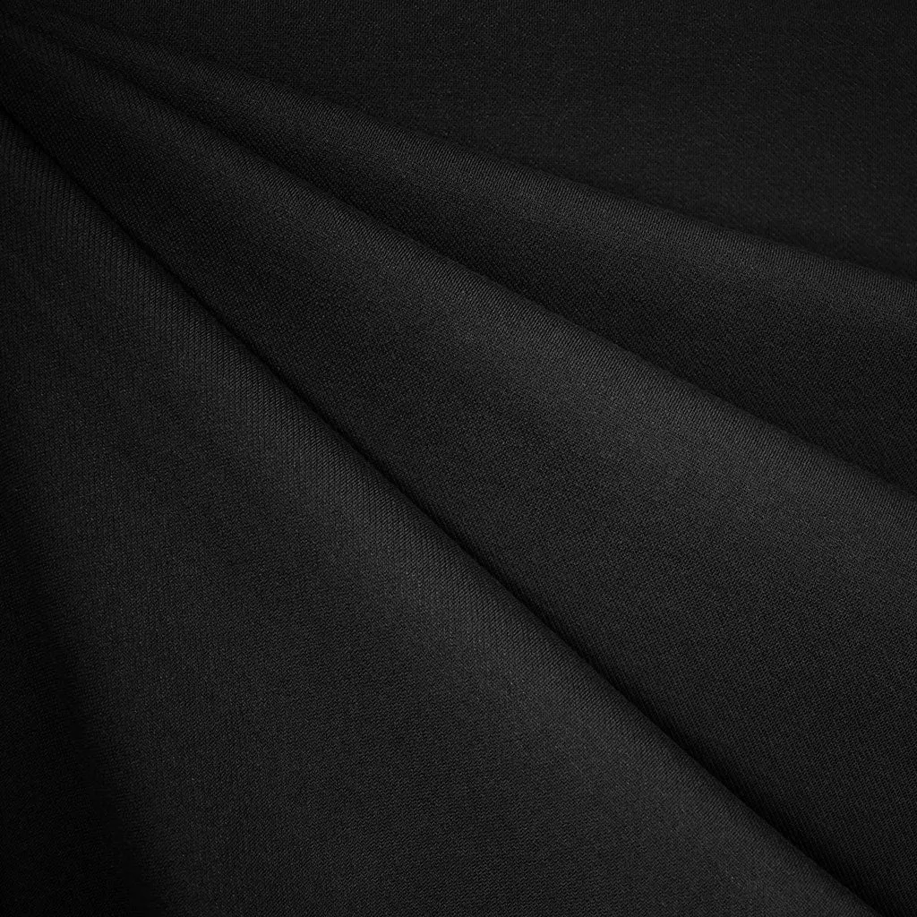 Ultra Stretchy Jeans Knit Solid Black