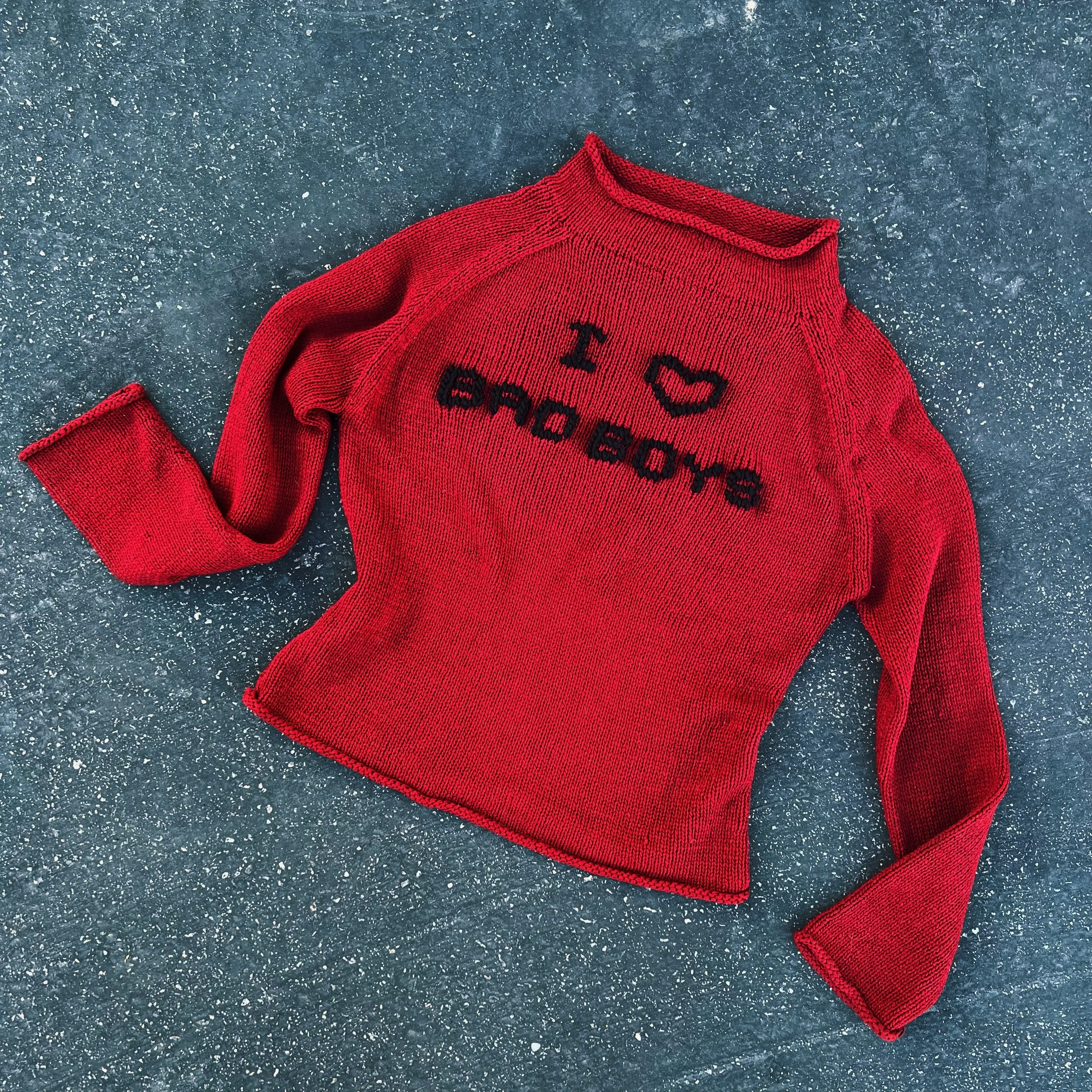 Upcycled Bad Boys Sweater