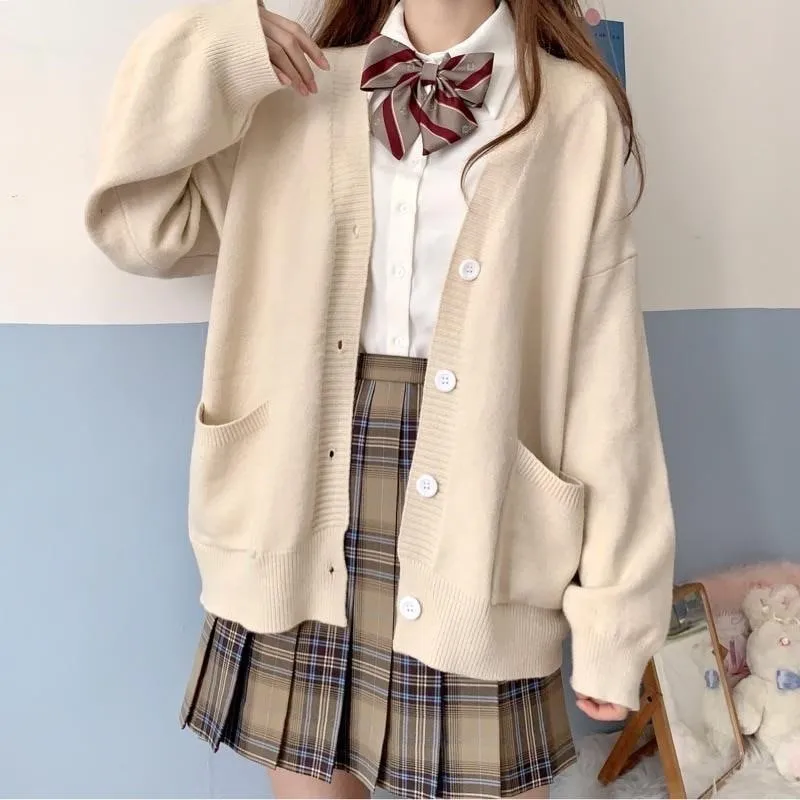 V-neck Knitted Sweater