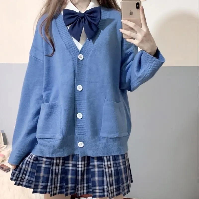 V-neck Knitted Sweater