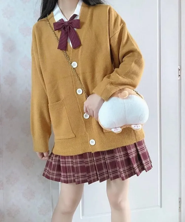 V-neck Knitted Sweater