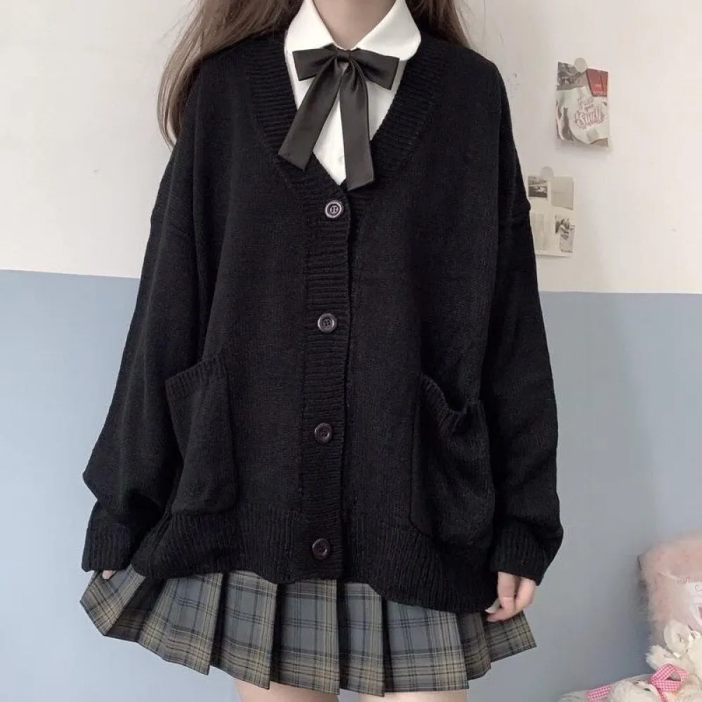 V-neck Knitted Sweater