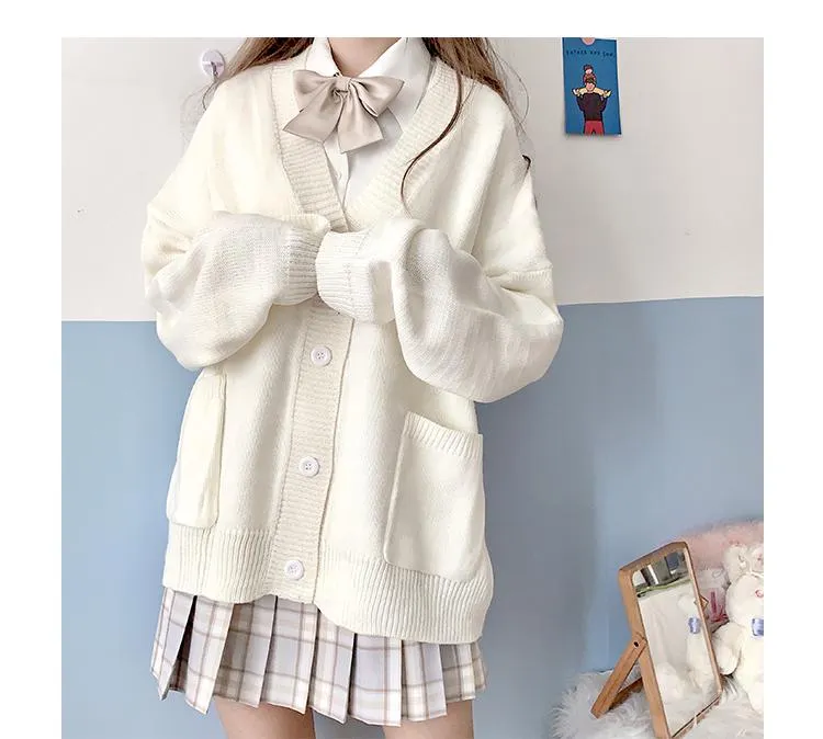 V-neck Knitted Sweater