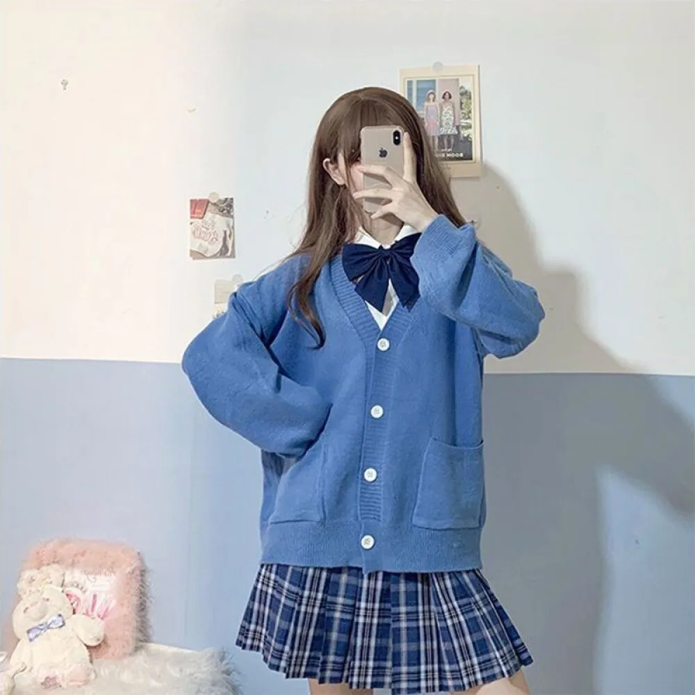 V-neck Knitted Sweater